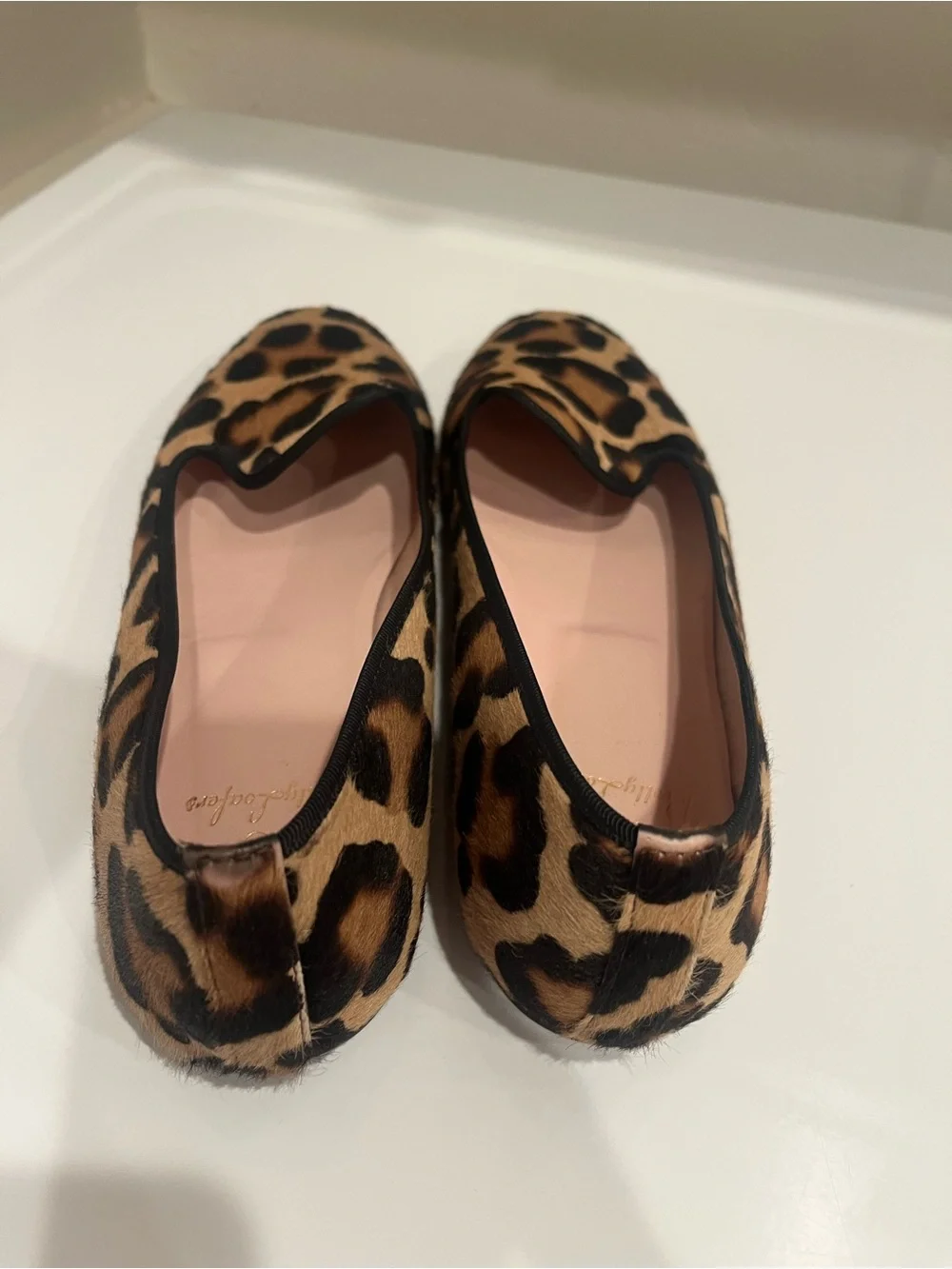 Pretty Loafers Leopard Print Slip-On Flats - Brown/Black